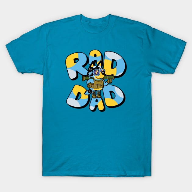 RAD DAD RETRO T-Shirt by ONDELBETAWI